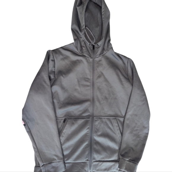 Men's Gray Zip-Up Sweater - Picture 1 of 6